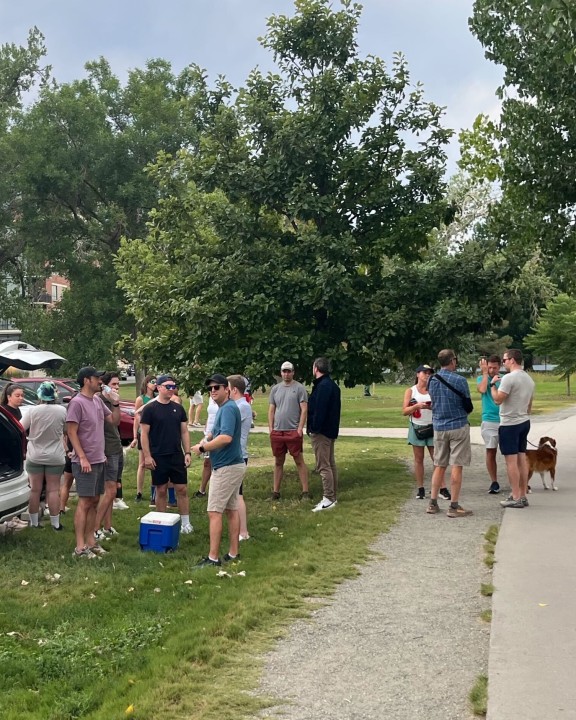 Meeting up outdoors along the Front Range