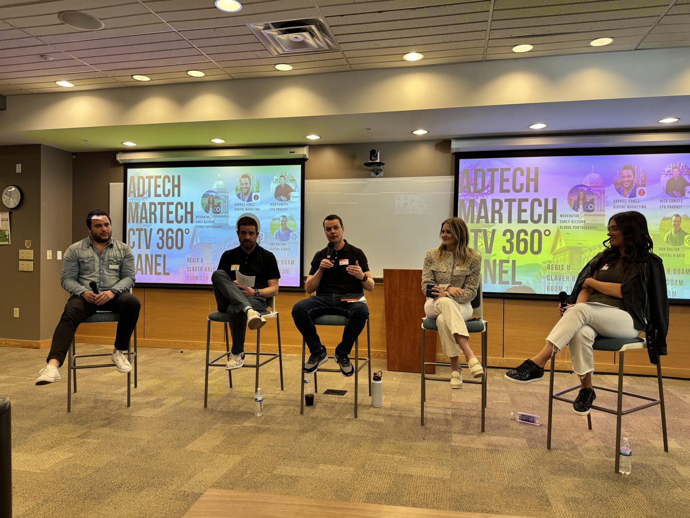 AdTech MarTech CTV 360° panel at Regis University